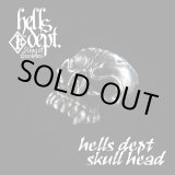 Photo: REDRUM 【"EZ PARTS SERIES" HELLS DEPT SKULL HEAD for Bone Shaker】(WHITE METAL)