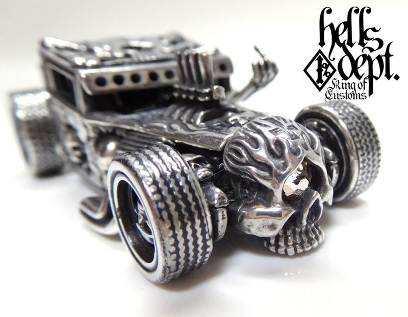 Photo: JDC13 X REDRUM 【”WHITE EYE" HELLS DEPT SHAKER (FINISHED PRODUCT)】(FULL WHITE METAL) 